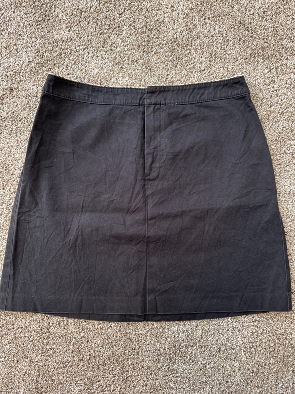 Burberry Black Pencil Mini Skirt 36